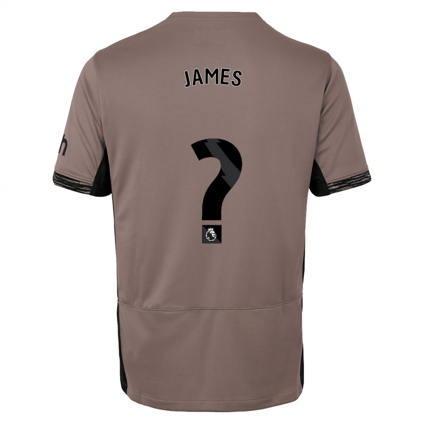 Dame Herbie James #0 Mørk Beige Tredje Sett Drakt Trøye 2023/24 Skjorter T-Skjorte