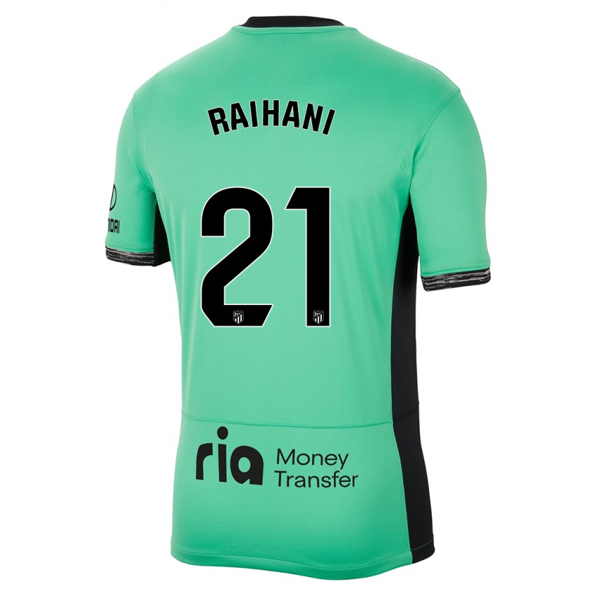Dame Abde Raihani #21 Vårgrønn Tredje Sett Drakt Trøye 2023/24 Skjorter T-Skjorte