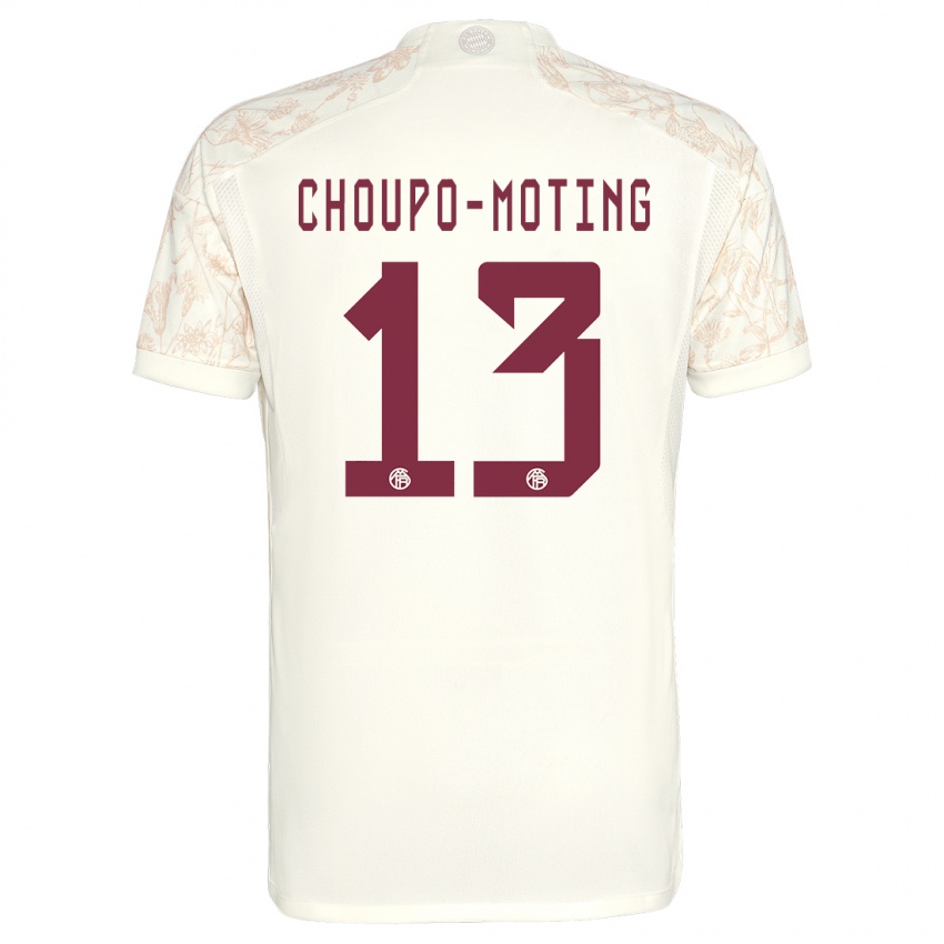 Dame Eric Maxim Choupo-Moting #13 Off White Tredje Sett Drakt Trøye 2023/24 Skjorter T-Skjorte