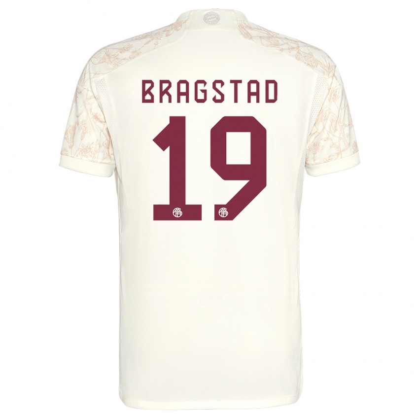 Dame Emilie Bragstad #19 Off White Tredje Sett Drakt Trøye 2023/24 Skjorter T-Skjorte