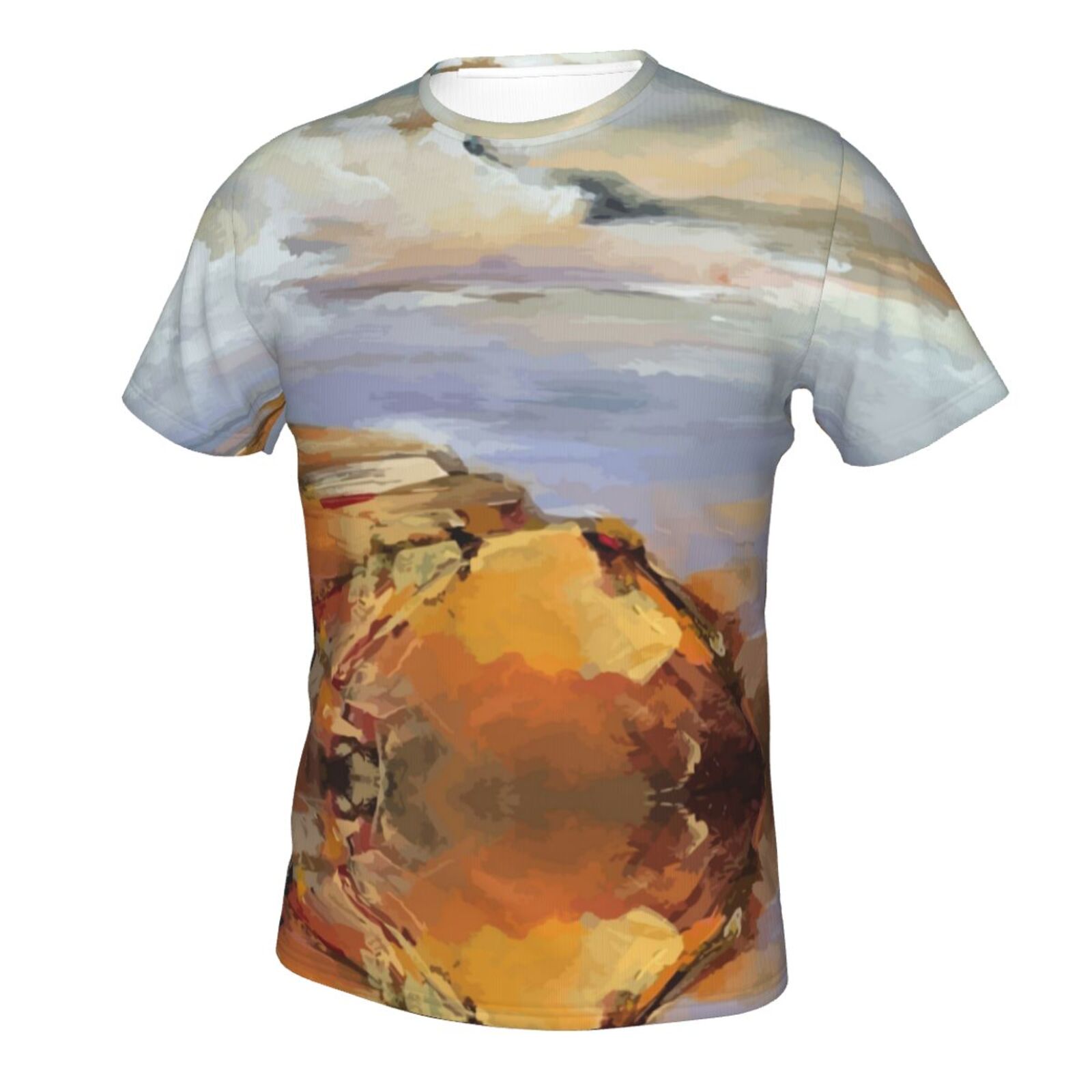 Gul Rocks Malerelementer Klassisk T-skjorte